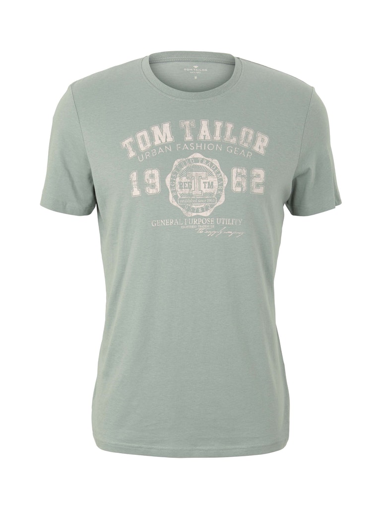 TOM TAILOR Herren T-Shirt mit Bio-Baumwolle 